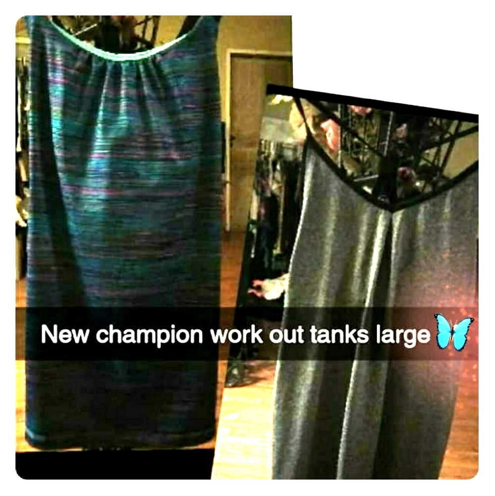 2 new champion work out tanks